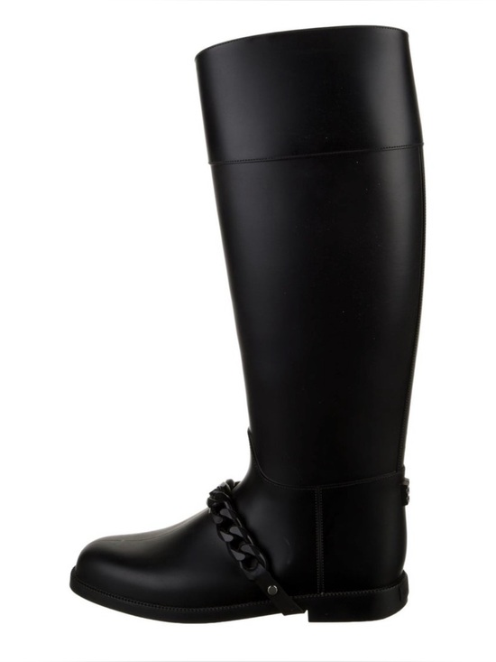 Givenchy Shoes - Givenchy Rain Boot with Chain Strap 40